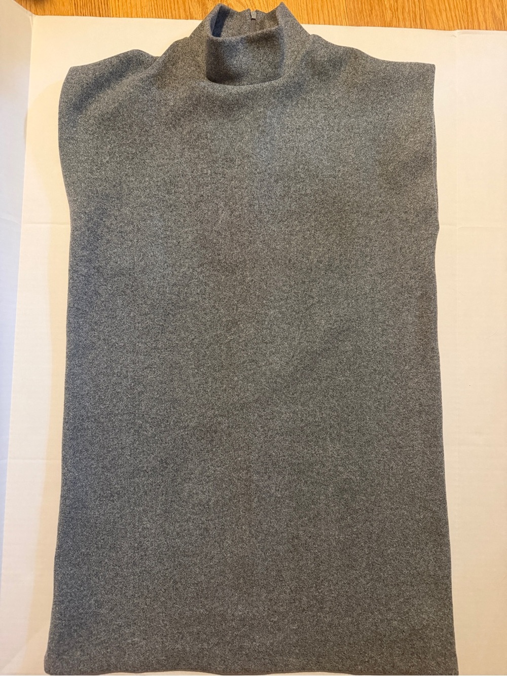 Zara NWT Sleeveless High Collar Boxy Mini Dress